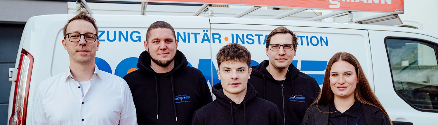 Team der Dornoff GmbH Heizung und Sanitaer Fachbetrieb aus Dillingen Saar